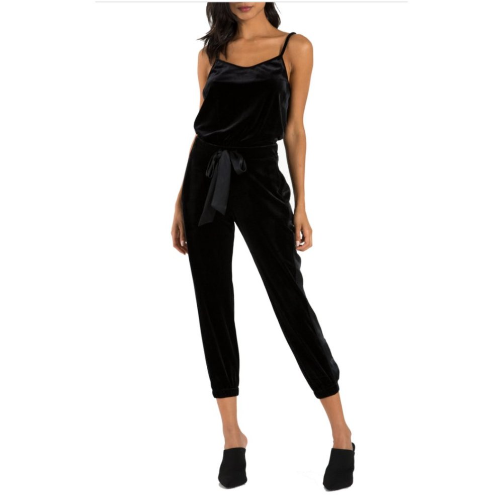 n: philanthropy Christopher Velvet Jumpsuit #2